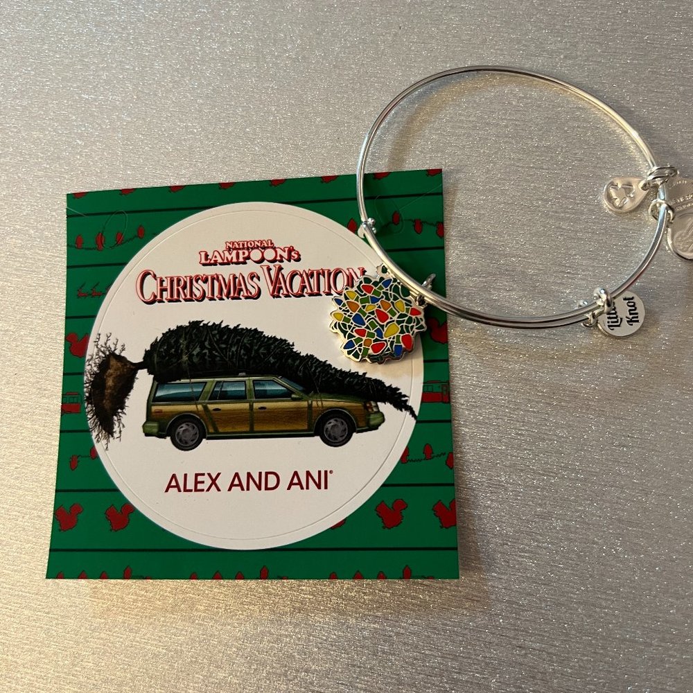 Alex And Ani Christmas Vacation Little Knot Brace… Gem